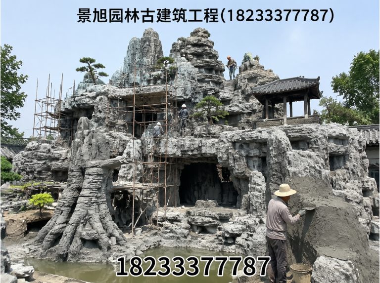 高阳县仿古牌楼展示图